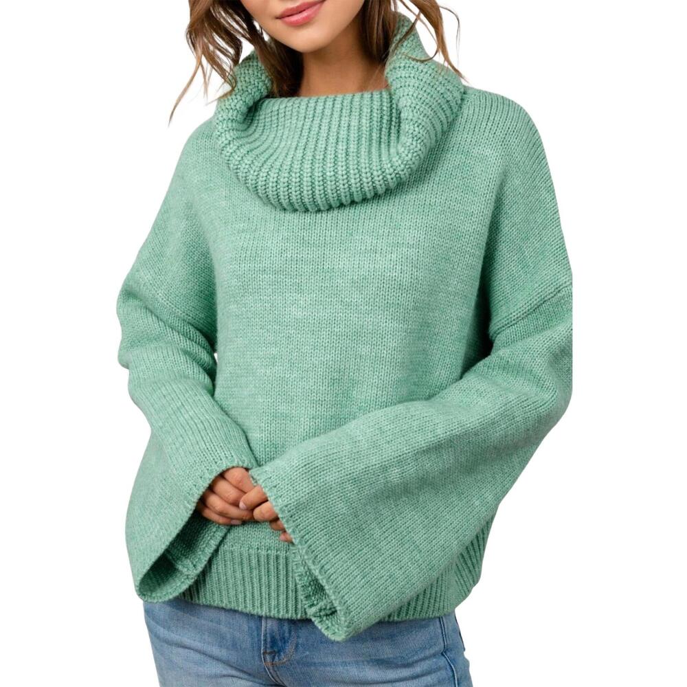 NEW J.ING fresh sage oversized sweater in green